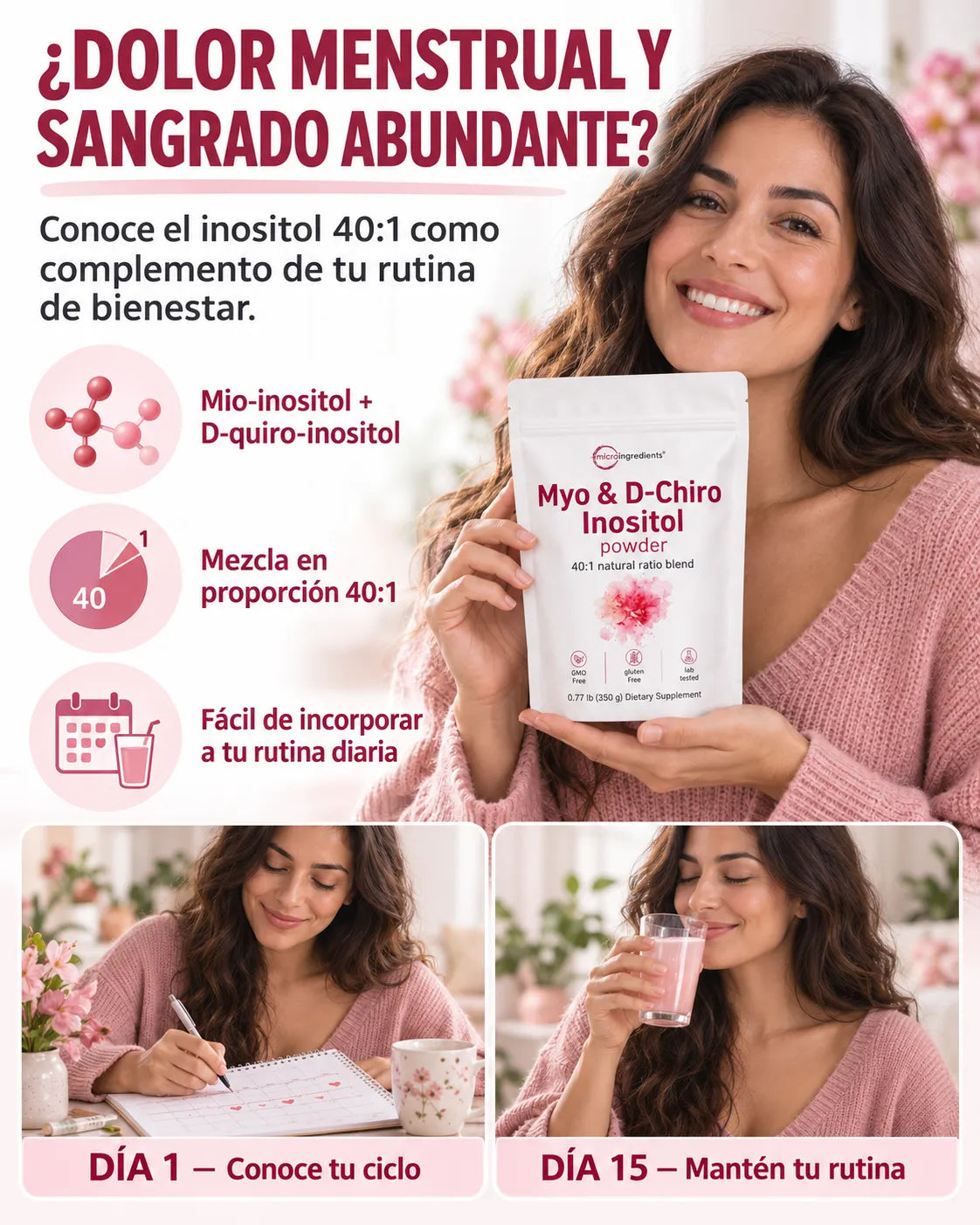 Chiro inositol en polvo