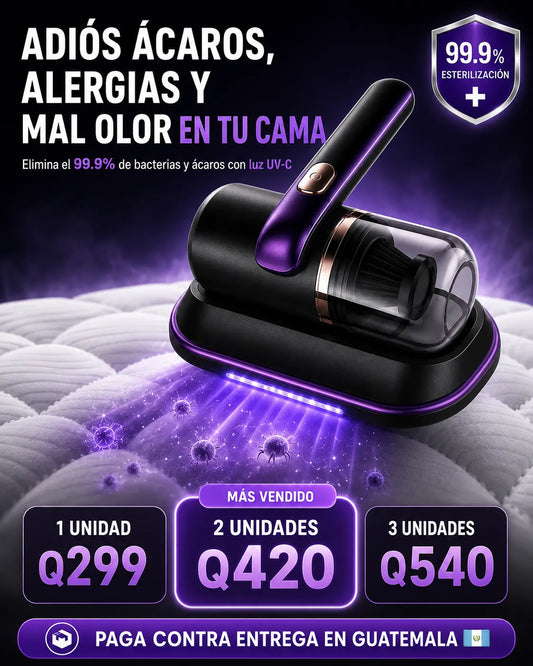 ASPIRADORA CLEANMAX ANTIACAROS