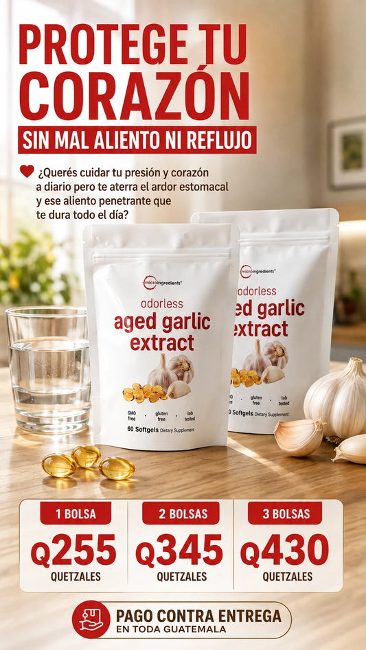 Capsulas de AjoEnvejecido 1 + Capsulas de AjoEnvejecido 2