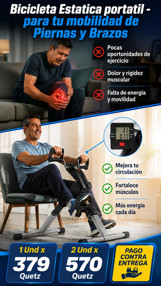 bicicleta estatica para Brazos y piernas