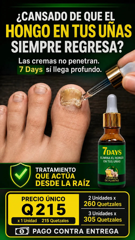 Elimina hongos de tu uñas  Fungus 7 dias