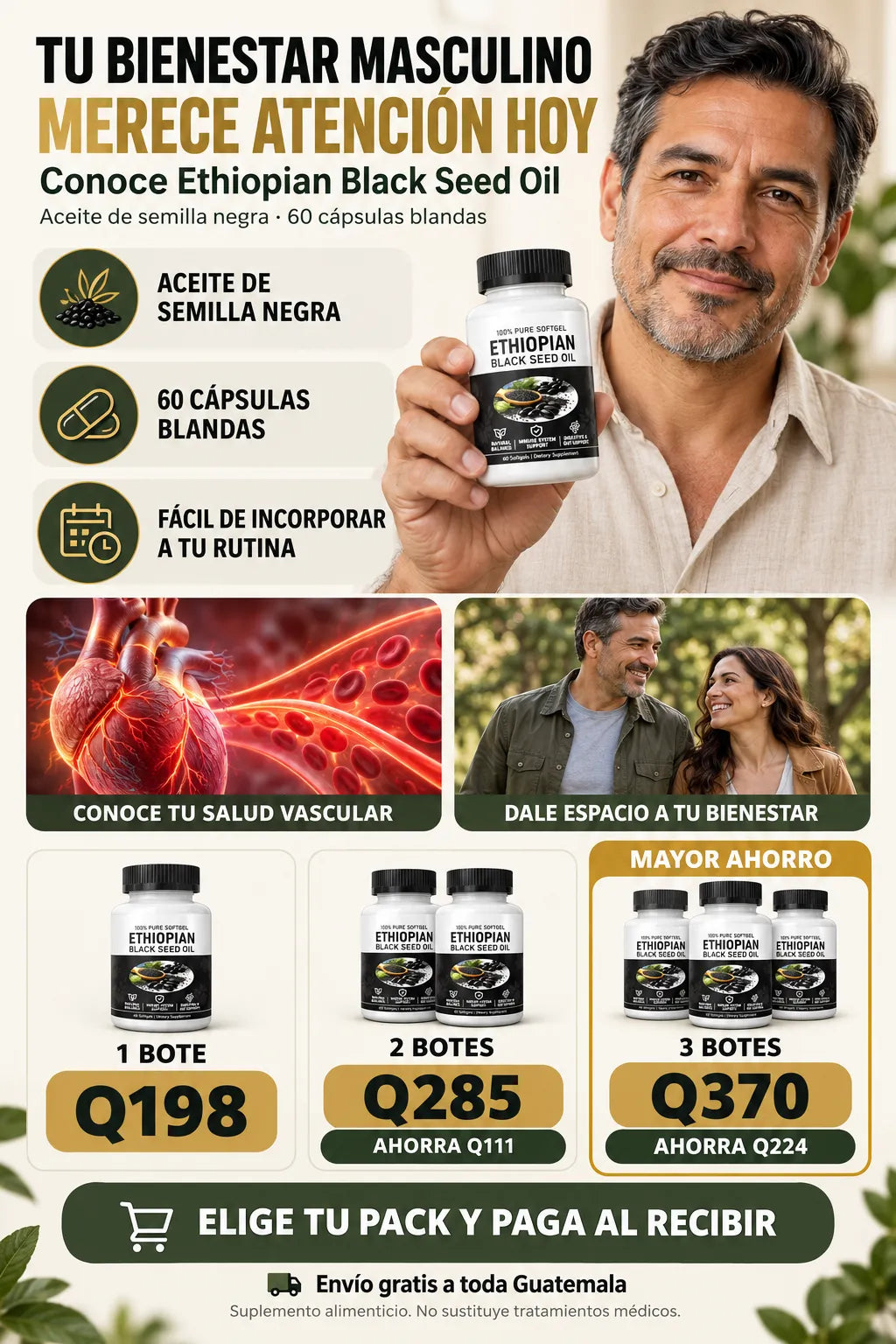 Ethiopian timoquinona para hombres
