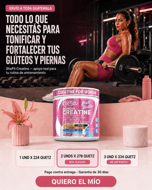 Creatine Gluteos y piernas