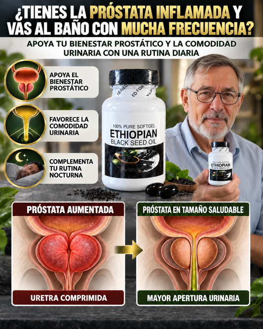 Ethiopian black seed prostata