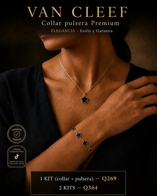 Duo pulsera + Collar Van cleef ELEGANCIA TOTAL