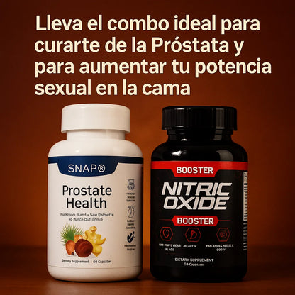COMBO PROSTATA+NITRIC-ELIMINA PROSTATITIS  PREVIENE EL CANCER Y AUMENTA TU POTENCIA SEXUAL